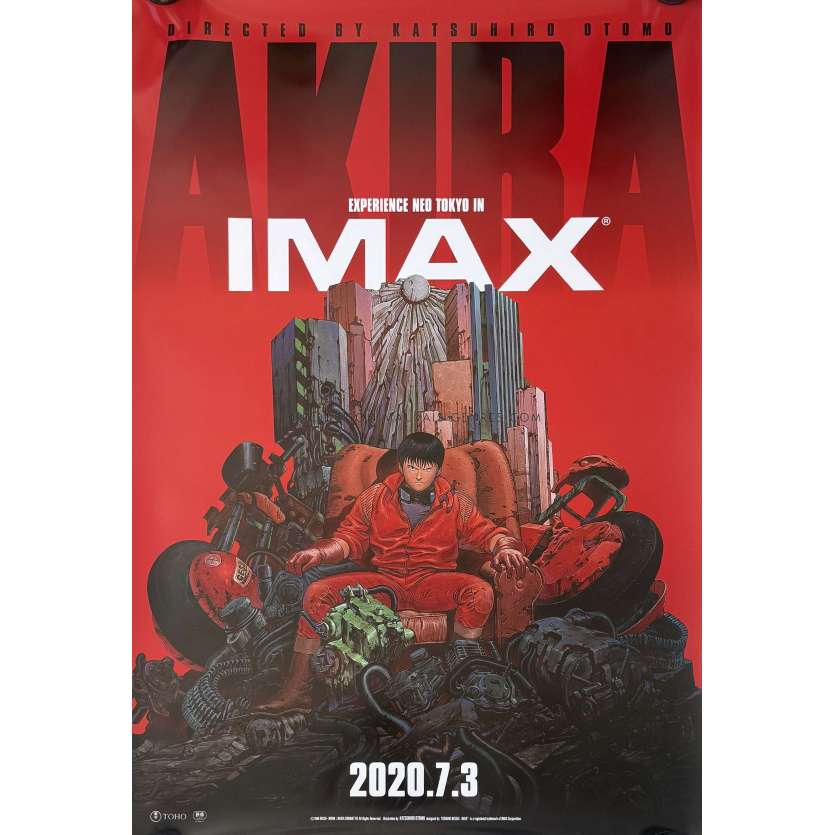 AKIRA Affiche de film Imax - 68x101 cm. - 1987/R2020 - Katsushiro Otomo, Tetsuo, Manga