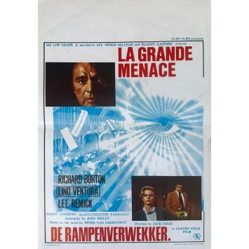 THE MEDUSA TOUCH Belgian Movie Poster- 14x21 in. - 1978 - Richard Burton, Jack Gold