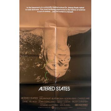 ALTERED STATES U.S Movie Poster- 27x40 in. - 1980 - William Hurt, Ken Russel
