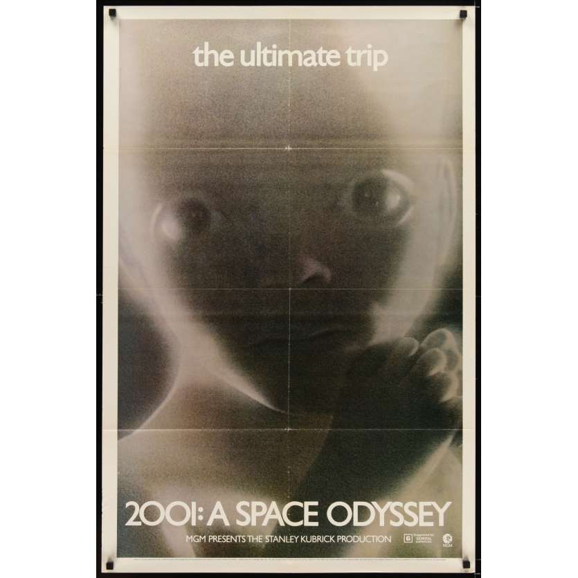 2001: A SPACE ODYSSEY 1sh R71 Stanley Kubrick, Star Child Movie Poster