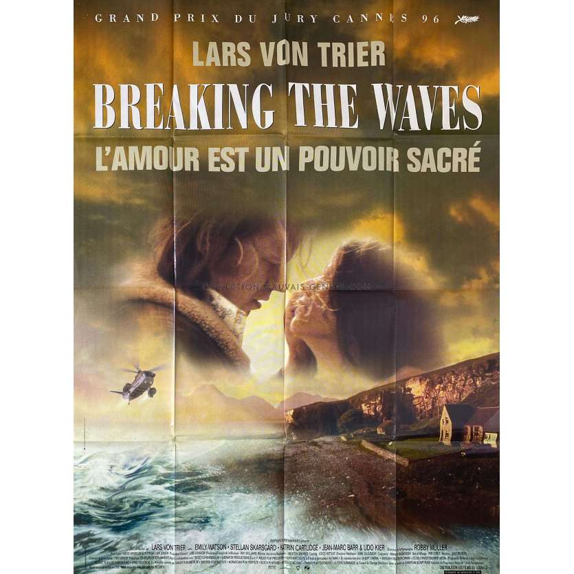 BREAKING THE WAVES French Movie Poster- 47x63 in. - 1996/R1990 - Emily Watson, Lars Von Trier
