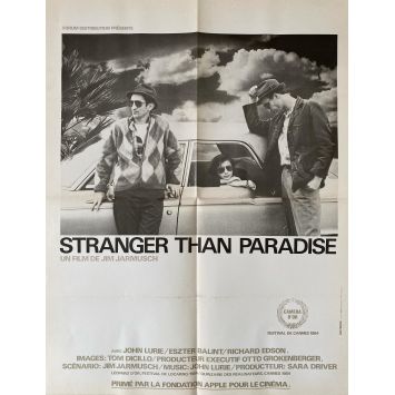 STRANGER THAN PARADISE French Movie Poster- 23x32 in. - 1984 - John Lurie, Jim Jarmusch