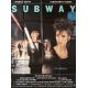 SUBWAY Affiche de cinéma- 120x160 cm. - 1985 - Isabelle Adjani, Luc Besson