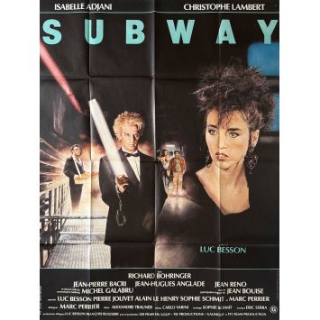 SUBWAY French Movie Poster- 47x63 in. - 1985 - Isabelle Adjani, Luc Besson
