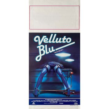BLUE VELVET Affiche de cinéma- 33x71 cm. - 1986 - Isabella Rosselini, David Lynch