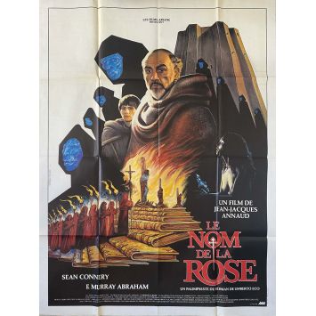 LE NOM DE LA ROSE Affiche de cinéma- 120x160 cm. - 1987 - Sean Connery, Jean-Jacques Annaud