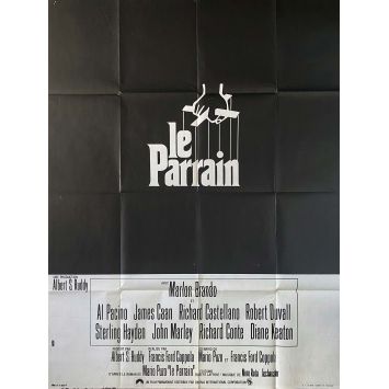 LE PARRAIN Affiche de cinéma- 120x160 cm. - 1972 - Marlon Brando, Francis Ford Coppola