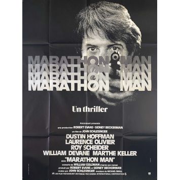 MARATHON MAN French Movie Poster- 47x63 in. - 1976 - Dustin Hoffman, John Schlesinger