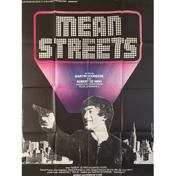 MEAN STREETS Affiche de cinéma- 120x160 cm. - 1973 - Robert de Niro, Martin Scorsese