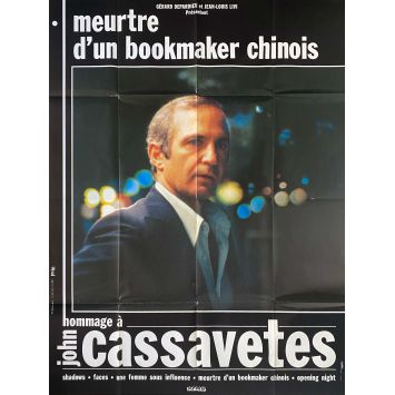 THE KILLING OF A CHINESE BOOKIE French Movie Poster- 47x63 in. - 1976/R1990 - Ben Gazzara, John Cassavetes
