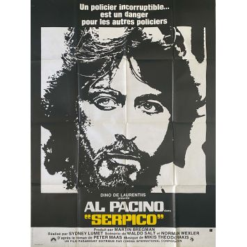SERPICO French Movie Poster- 47x63 in. - 1973 - Al Pacino, Sydney Lumet