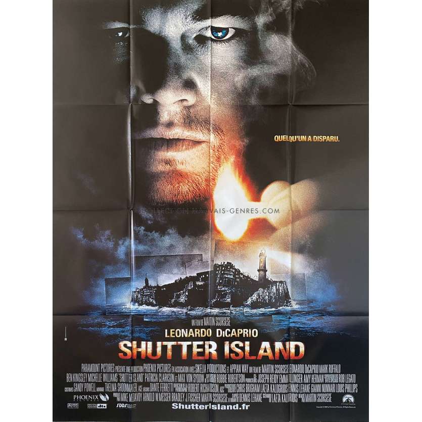 SHUTTER ISLAND Affiche de cinéma- 120x160 cm. - 2010 - Leonardo DiCaprio, Martin Scorsese