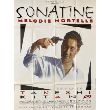 SONATINE Affiche de film- 120x160 cm. - 1993 - Aya Kokumai, Takeshi Kitano