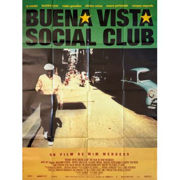 BUENA VISTA SOCIAL CLUB Affiche de film- 120x160 cm. - 1999 - Compay Segundo, Wim Wenders