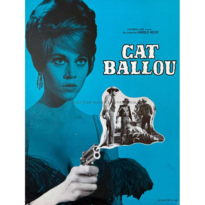 CAT BALLOU Synopsis 4p - 24x30 cm. - 1965 - Jane Fonda, Lee Marvin