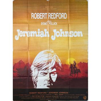 JEREMIAH JOHNSON French Movie Poster- 47x63 in. - 1972 - Robert Redford, Sidney Pollack