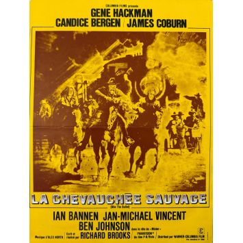 BITE THE BULLET French Herald/Trade Ad 2p - 10x12 in. - 1975 - Gene Hackman, Richard Brooks