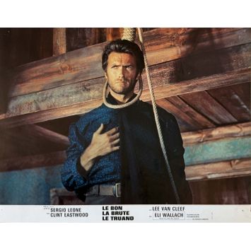 THE GOOD THE BAD AND THE UGLY French Lobby Card N02 - 9x12 in. - 1966 - Clint Eastwood, Sergio Leone