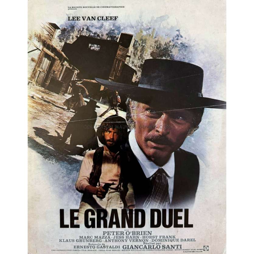 LE GRAND DUEL Synopsis 4p - 24x30 cm. - 1972 - Lee Van Cleef, Giancarlo Santi
