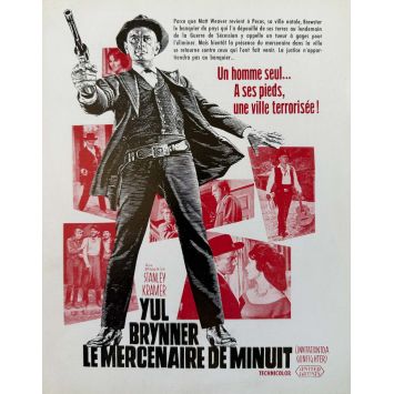 LE MERCENAIRE DE MINUIT Synopsis 2p - 21x30 cm. - 1964 - Yul Brynner, Richard Wilson