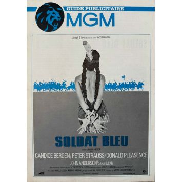 SOLDIER BLUE French Pressbook 6p - 9x12 in. - 1970 - Candice Bergen, Ralph Nelson