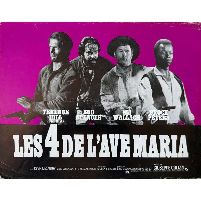 ACE HIGH French Herald/Trade Ad 4p - 10x12 in. - 1968 - Terence Hill, Giuseppe Colizzi