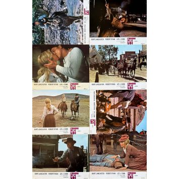 L'HOMME DE LA LOI Photos de film x8 - 22x28 cm. - 1971 - Burt Lancaster, Michael Winner