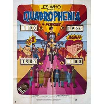 QUADROPHENIA Affiche de film- 120x160 cm. - 1980 - The Who, Sting, Flipper, Pinball, Mods