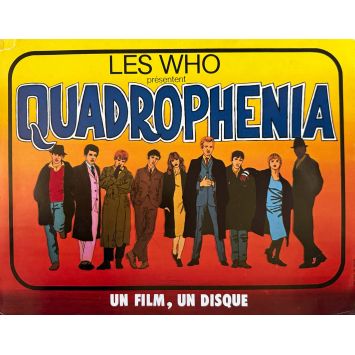 QUADROPHENIA French Movie Poster- 12x15 in. - 1980 - The Who, The Who, Sting, Pinball, Mods
