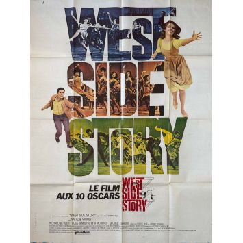 WEST SIDE STORY French Movie Poster- 47x63 in. - 1961/R1980 - Natalie Wood, Robert Wise