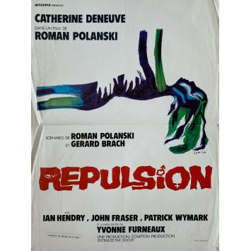 REPULSION Affiche de film- 40x54 cm. - 1965/R1970 - Catherine Deneuve, Roman Polanski