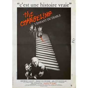 THE CHANGELING French Movie Poster- 15x21 in. - 1980 - George C. Scott, Peter Medak