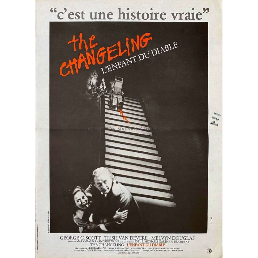 THE CHANGELING - L'ENFANT DU DIABLE Affiche de film- 40x54 cm. - 1980 - George C. Scott, Peter Medak