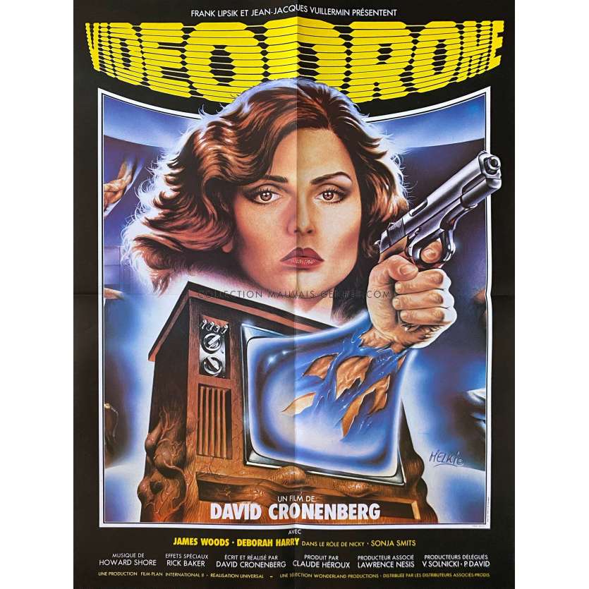 VIDEODROME Affiche de film- 50x67 cm. - 1983 - James Woods, David Cronenberg
