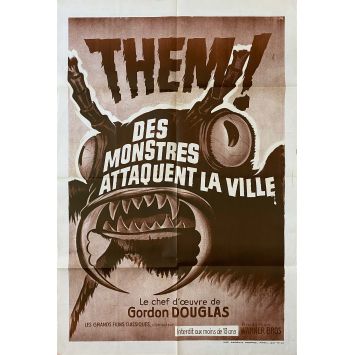 THEM French Movie Poster- 32x47 in. - 1954/R1970 - James Whitmore, Gordon Douglas
