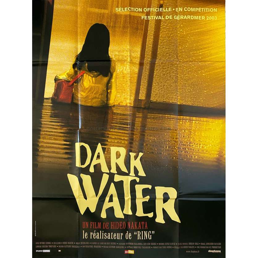 DARK WATER French Movie Poster- 47x63 in. - 2002 - Hitomi Kuroki, Hideo Nakata