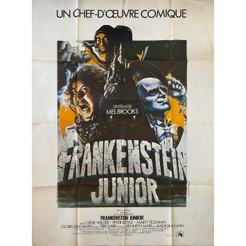 FRANKENSTEIN JUNIOR Affiche de film- 120x160 cm. - 1974 - Gene Wilder, Mel Brooks