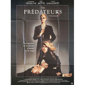 LES PREDATEURS Affiche de film- 120x160 cm. - 1983 - David Bowie, Tony Scott
