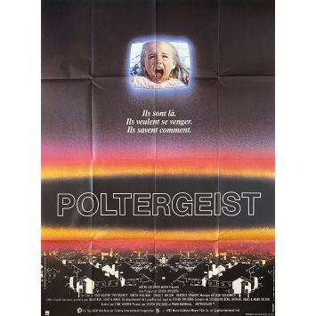 POLTERGEIST French Movie Poster- 47x63 in. - 1982 - Heather o'rourke, Steven Spielberg