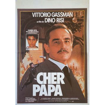 DEAR FATHER French Movie Poster- 15x21 in. - 1979 - Vittorio Gassman, Dino Risi