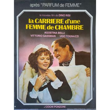 THE CAREER OF A CHAMBERMAID French Movie Poster- 15x21 in. - 1976 - Agostina Belli, Dino Risi