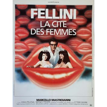 LA CITE DES FEMMES Affiche de film- 40x60 cm. - 1980/R1970 - Marcello Mastroianni, Federico Fellini