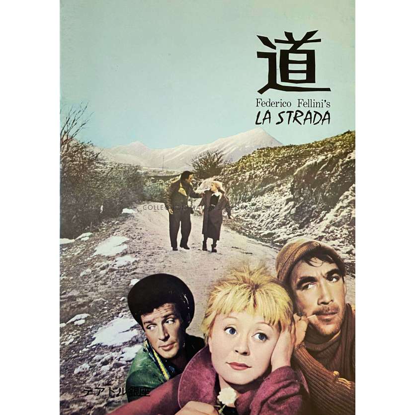 LA STRADA Japanese Program 16p - 9x12 in. - 1954/R1970 - Anthony Quinn, Federico Fellini