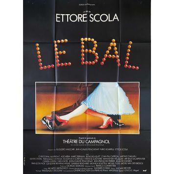 LE BAL Affiche de film- 120x160 cm. - 1983 - Etienne Guichard, Ettore Scola