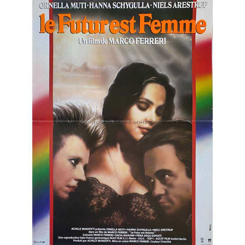 LE FUTUR EST FEMME Affiche de film- 40x54 cm. - 1984 - Ornella Muti, Marco Ferreri