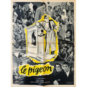 BIG DEAL ON MADONNA STREET French Movie Poster- 23x32 in. - 1958 - Marcello Mastroianni, Mario Monicelli