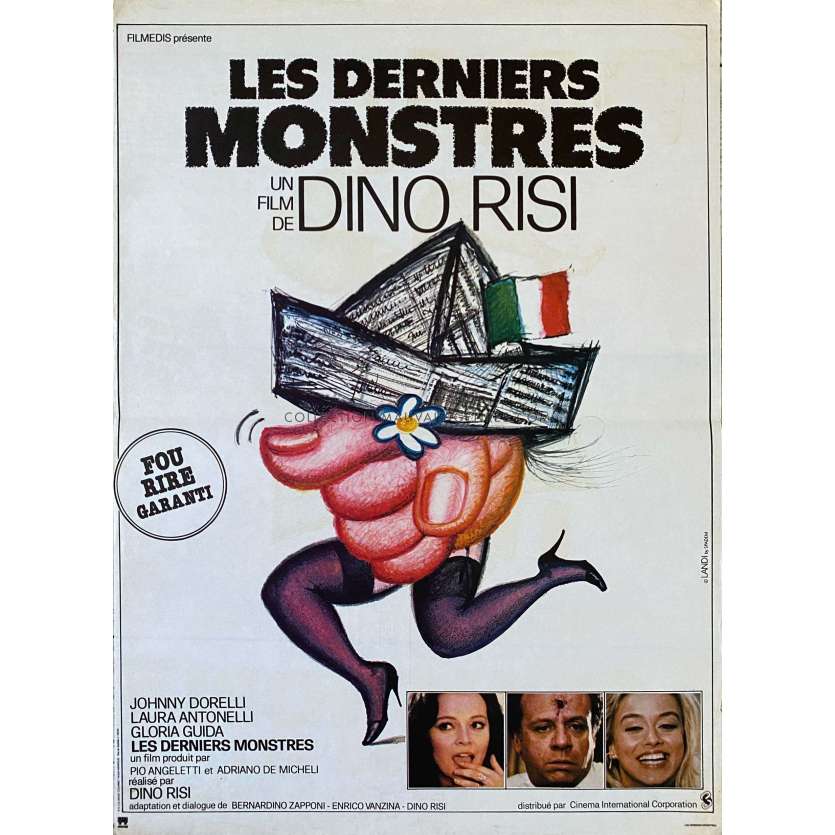SESSO E VOLENTIERI French Movie Poster- 15x21 in. - 1982 - Laura Antonelli, Dino Risi