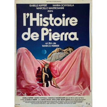 THE STORY OF PIERA French Movie Poster- 15x21 in. - 1983 - Marcello Mastroianni, Marco Ferreri
