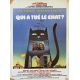 QUI A TUE LE CHAT Affiche de film- 40x54 cm. - 1977 - Ugo Tognazzi, Luigi Comencini