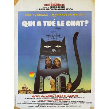 THE CAT French Movie Poster- 15x21 in. - 1977 - Ugo Tognazzi, Luigi Comencini